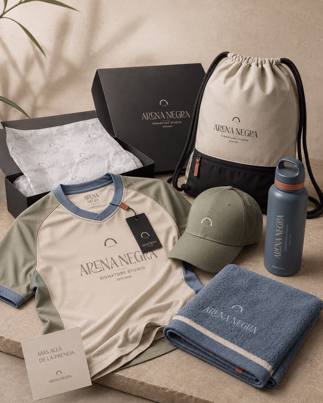 Pack completo personalizado con prendas y accesorios